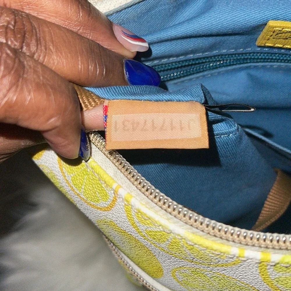 Dooney & Bourke 🍋 Limone Lemons🍋 Crossbody EUC - Picture 15 of 16